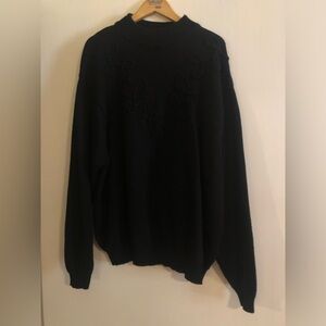 Vintage black oversized sweater